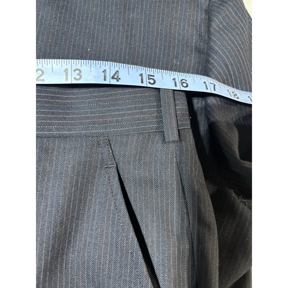 Hart Schaffner Marx Men's Navy Blue Striped Blazer‎ 42 W/slacks 32 - Picture 7 of 8